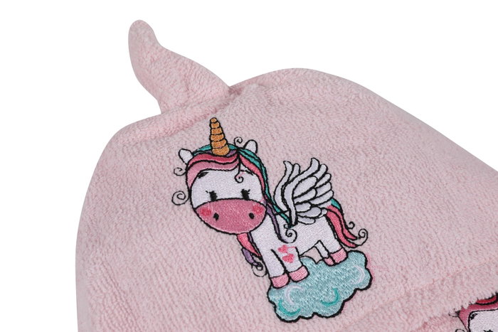 Mijölnir Set de Baño para Bebé de Algodón 100% Rosa - 0-2 Años